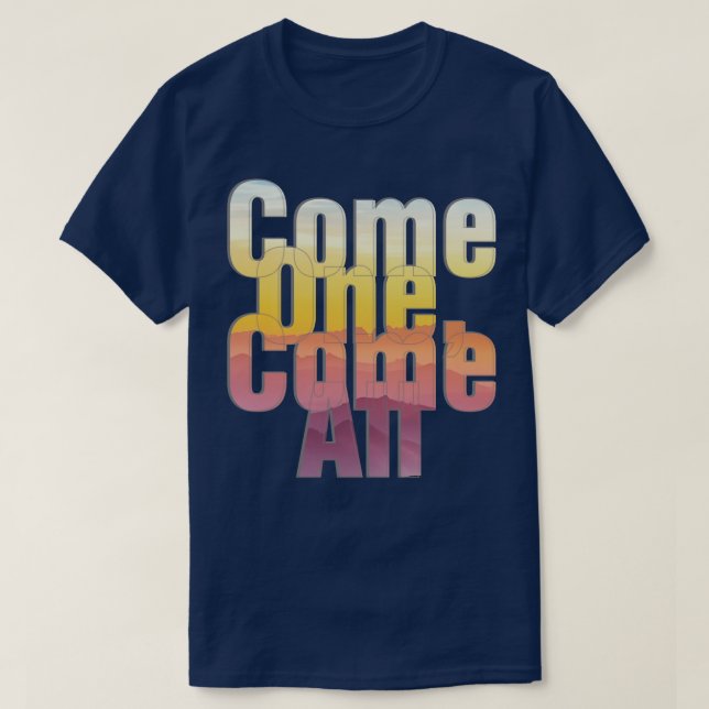 Camiseta Venha, Venha. (Frente do Design)