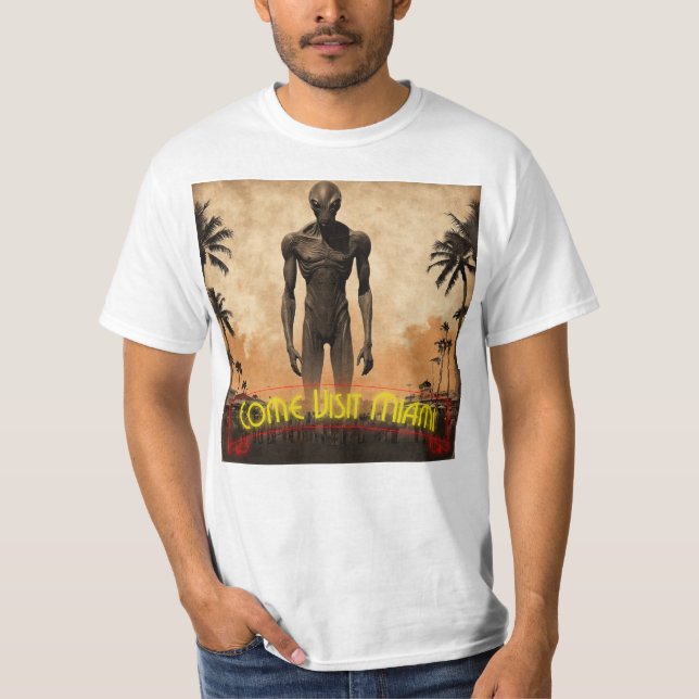Camiseta Venha visitar Miami (Frente)