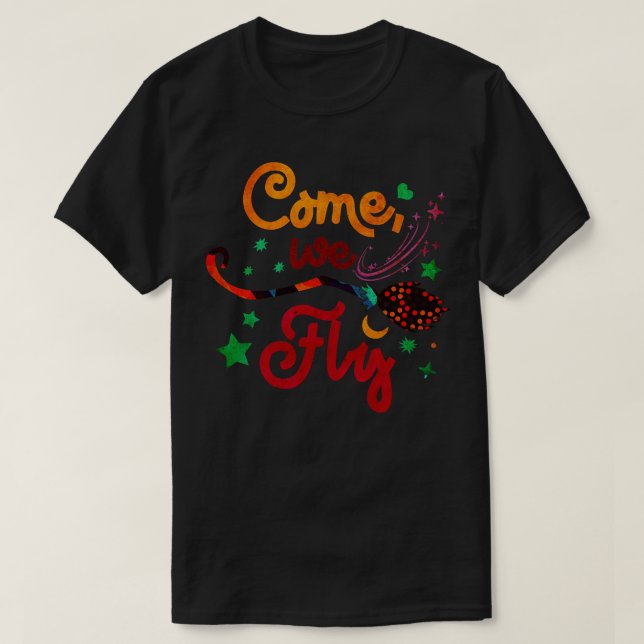 Camiseta Venha voar (Frente do Design)