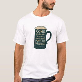 Camiseta Venham, cavalheiros Stein