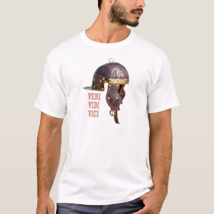 Camiseta Veni, Vidi, Capacete Romano Vici
