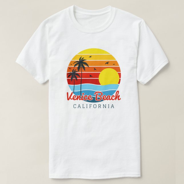 Camiseta Venice Beach California (Frente do Design)