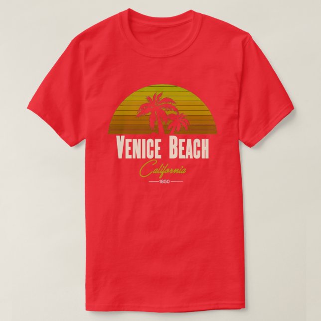 Camiseta Venice Beach California 2 (Frente do Design)