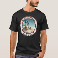 Venice Beach California Boardwalk Viagem Art Retro