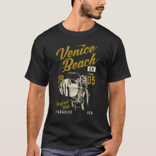 Camiseta Venice Beach California Retro Vintage Style Design