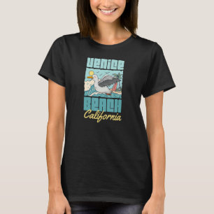 Camiseta Venice Beach California Seagull Surf Ocean Sunset