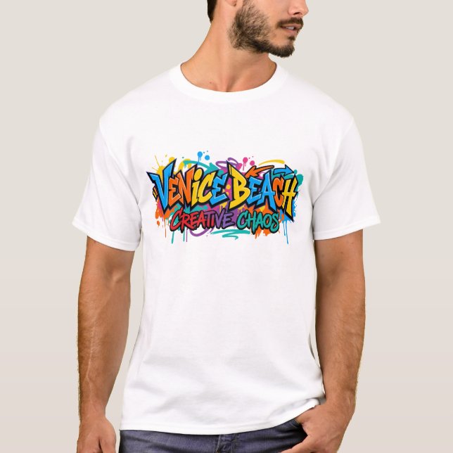 Camiseta Venice Beach Creative Chaos T-Shirt – Artistic (Frente)