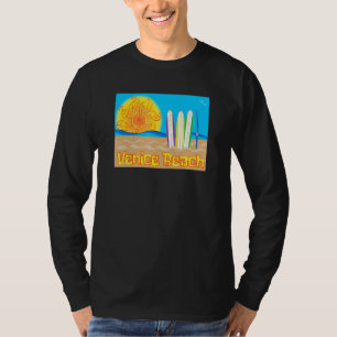 Camiseta Venice Beach Sun Sand And Surf - Beach Merch