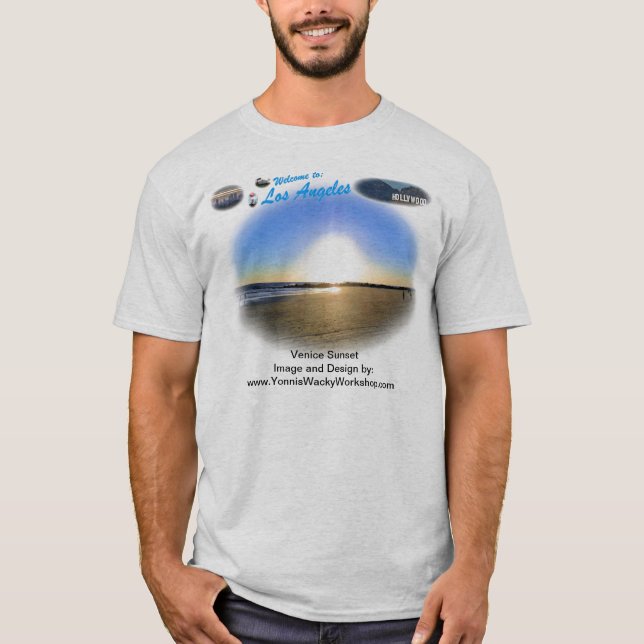 Camiseta Venice Beach Sunset (Frente)