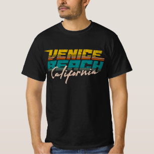 Camiseta Venice Beach vintage sunset retro 80 e 80 anos