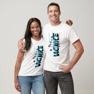 Camiseta Venice California Beach T-Shirt   Estilo do Surf R