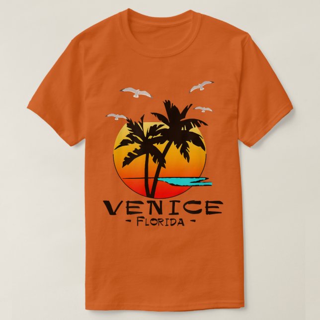 Camiseta VENICE FLORIDA TROPICAL DESTINATION BEACH T-Shirt (Frente do Design)