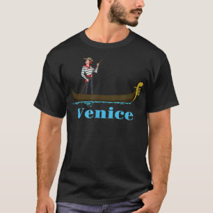 Camiseta Venice Gondola Itália Souvenir T-shirt