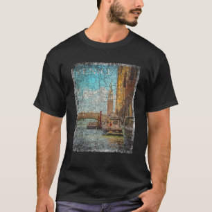 Camiseta Venice Itália Férias Vintage Retro Viagem Feriado