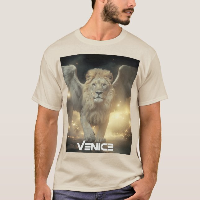 CAMISETA VENICE - LEÃO ALADO (Frente)