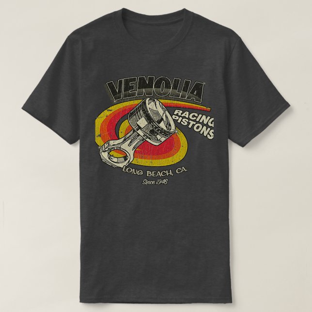 Camiseta Venolia Racing Pistons 1946 (Frente do Design)