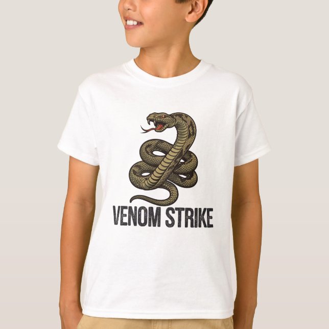 Camiseta Venom Fury: Greve de Cascavel Mortal (Frente)