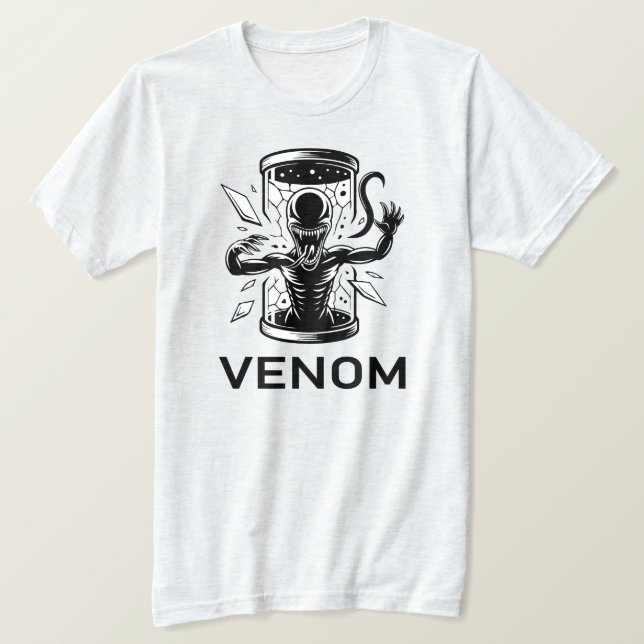 Camiseta Venom Symbiote Monster Graphic T-Shirt  (Frente do Design)