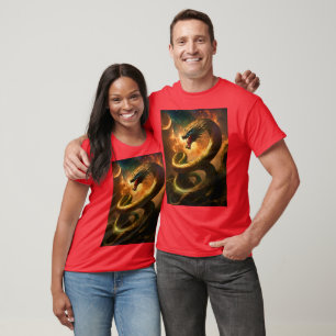 Camiseta "Venom Vogue: Sssensational Cobra Design Tee"