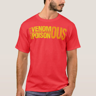 Camiseta Venomo Não Venenoso Cobra de Pet Proprietário da R