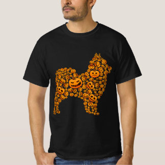 Camiseta Ventilador da Pomerânia do Dia das Bruxas Bonitas 
