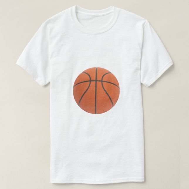 Camiseta Ventilador de basquetebol Oferece Tema de Basquete (Frente do Design)