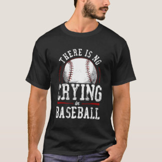 Camiseta Ventilador De Beisebol Não Há Choro No Baseball