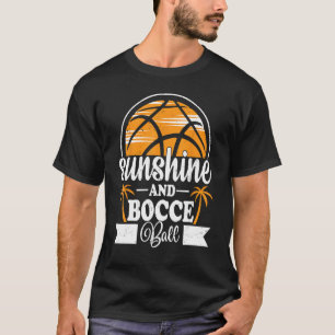Camiseta Ventilador de Bola de Jogo de Boliche de Grama & B