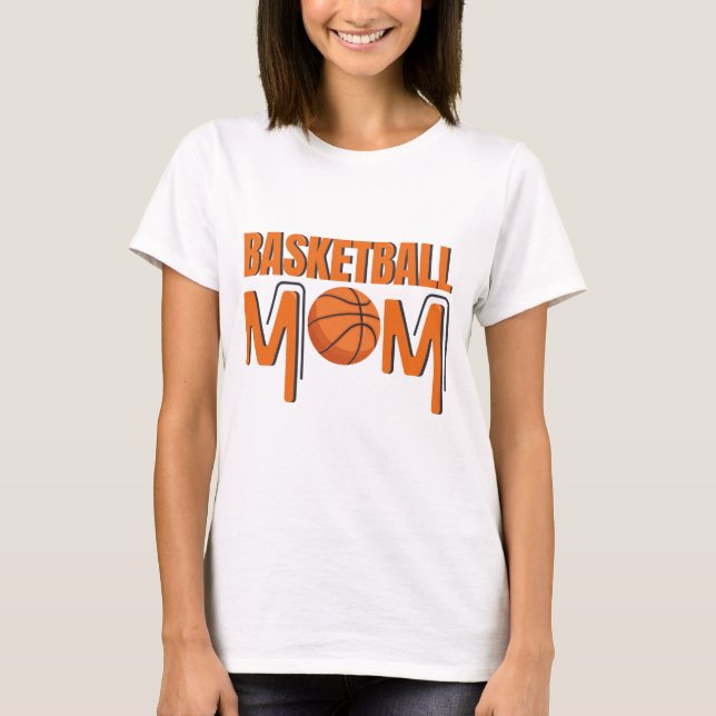Camiseta Ventilador de Esportes de Basquete Mãe (Frente)
