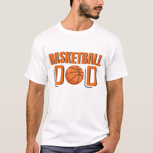 Camiseta Ventilador de esportes de basquetebol Pai (Frente)