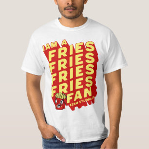 Camiseta "Ventilador de Fries Franceses - Design divertido