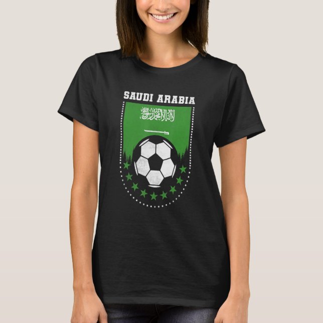 Camiseta Ventilador de futebol da Arábia Saudita (Frente)
