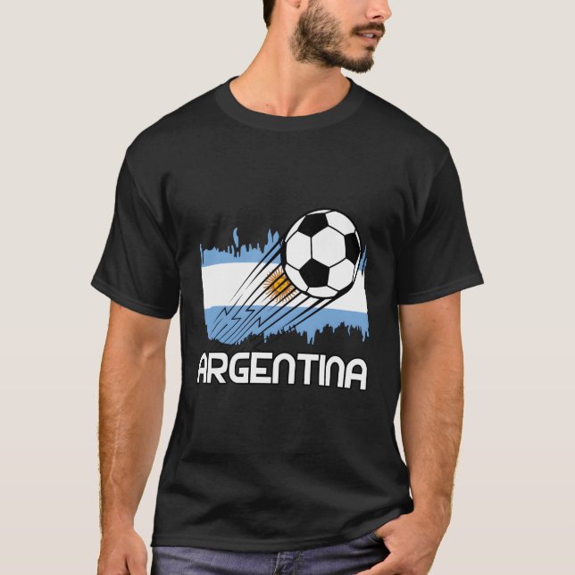 Camiseta Ventilador de futebol da Argentina (Frente)