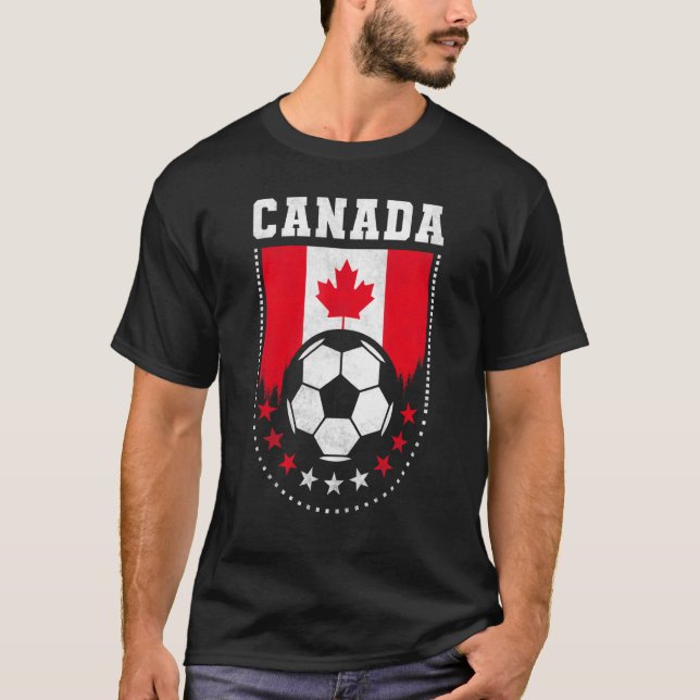 Camiseta Ventilador de futebol do Canadá (Frente)