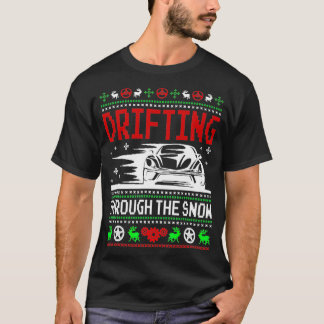 Camiseta Ventilador De Motoveleiro De Neve Que Desvia Atrav