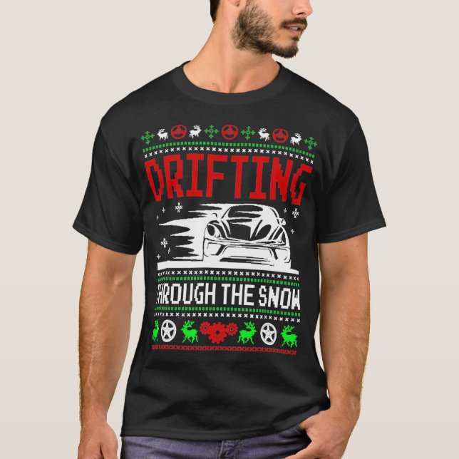 Camiseta Ventilador De Motoveleiro De Neve Que Desvia Atrav (Frente)