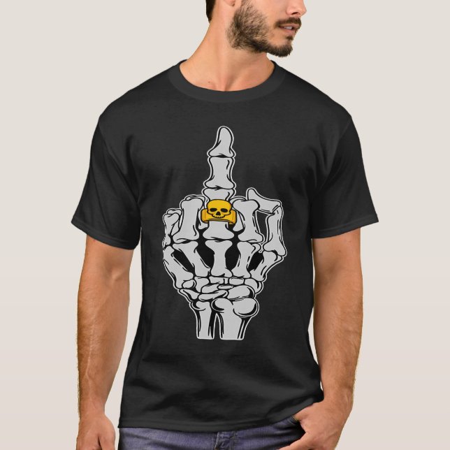 Camiseta Ventilador de Música Metálica legal Rockn Roll Pun (Frente)