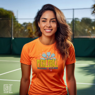 Camiseta Ventilador de Pickleball Não seja picado de forma