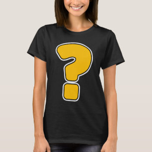 Camiseta Ventilador de pontuação do ponto de interrogação