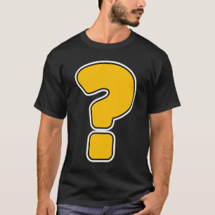 Camiseta Ventilador de pontuação do ponto de interrogação