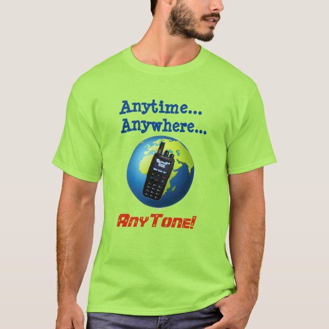 Camiseta Ventilador de rádio AnyHam (Frente)