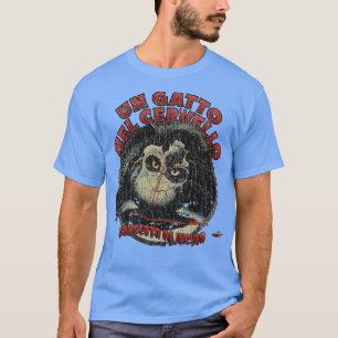 Camiseta Ventilador de terrorUn Gatto Nel Cervello 990 TShi