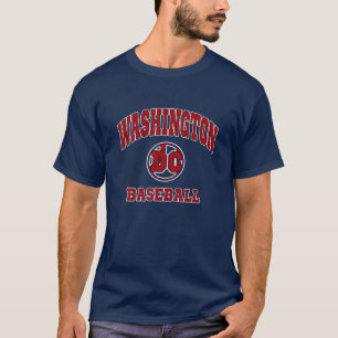 Camiseta Ventilador do Baseball em Washington - Orgulho da 