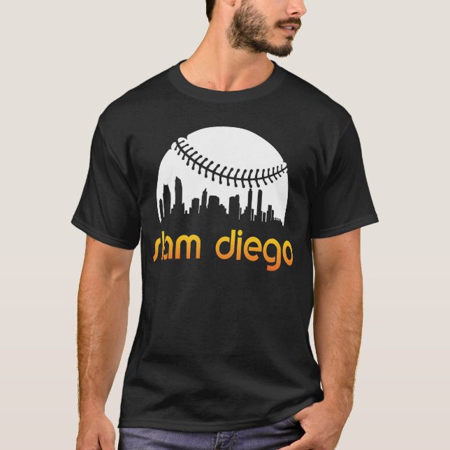 Camiseta Ventilador do Baseball Slam Diego (Frente)
