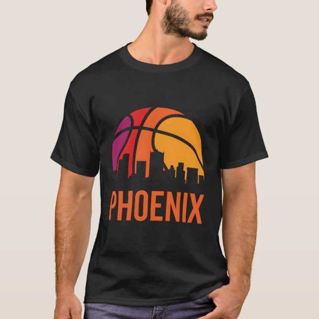 Camiseta Ventilador do jogo de bola B de Phoenix Basball (Frente)