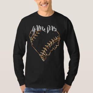Camiseta Ventilador Softball Softball Heart Softball Day Ca