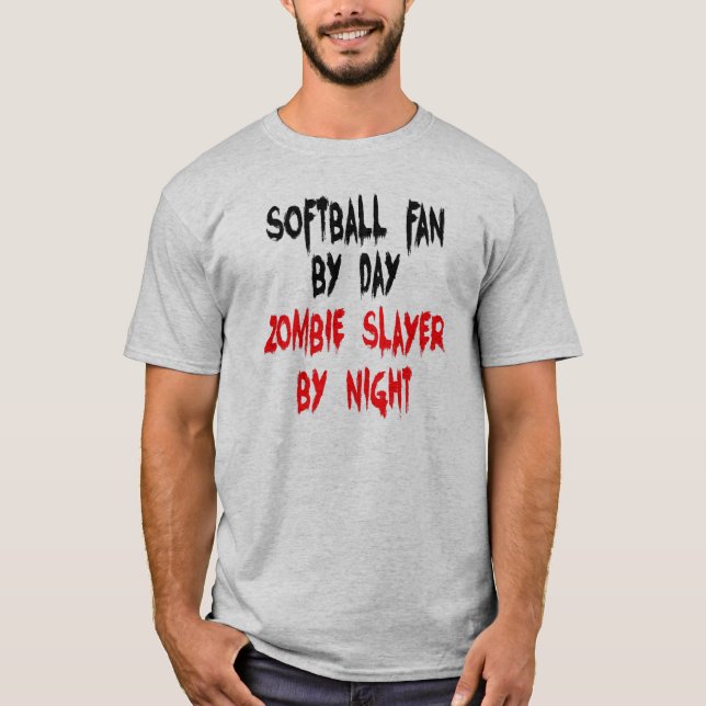 Camiseta Ventilador Softball Zombie Slayer (Frente)
