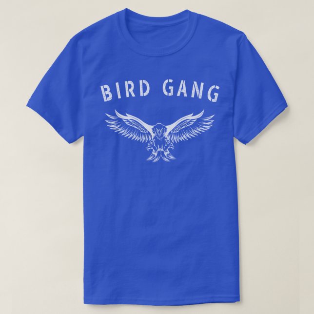 Camiseta Ventiladores da Bird Gang Eagle Philadelphia (Frente do Design)