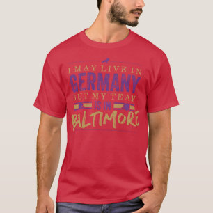 Camiseta Ventiladores da equipe de Baltimore da Alemanha