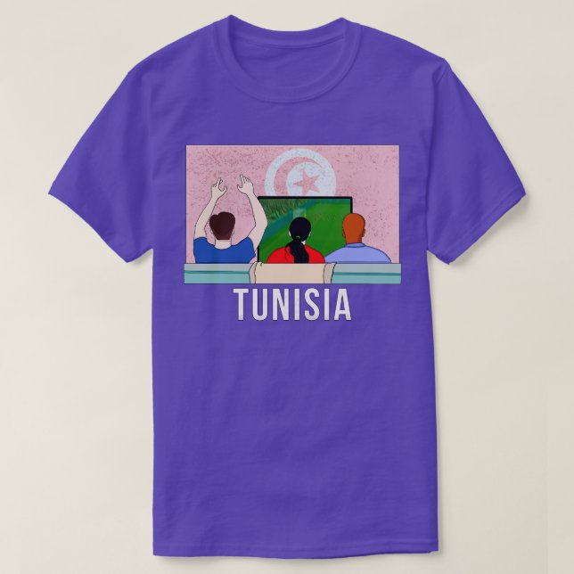 Camiseta Ventiladores da Tunísia (Frente do Design)